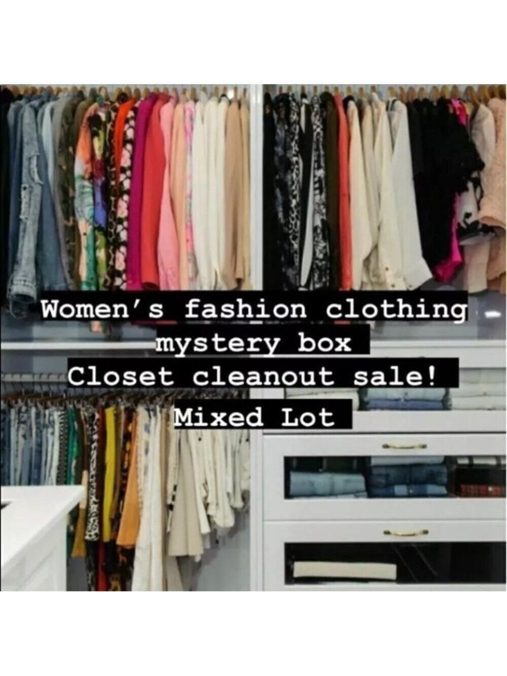 10Pc NEW L + XL Womens Mystery Clothing Box đ